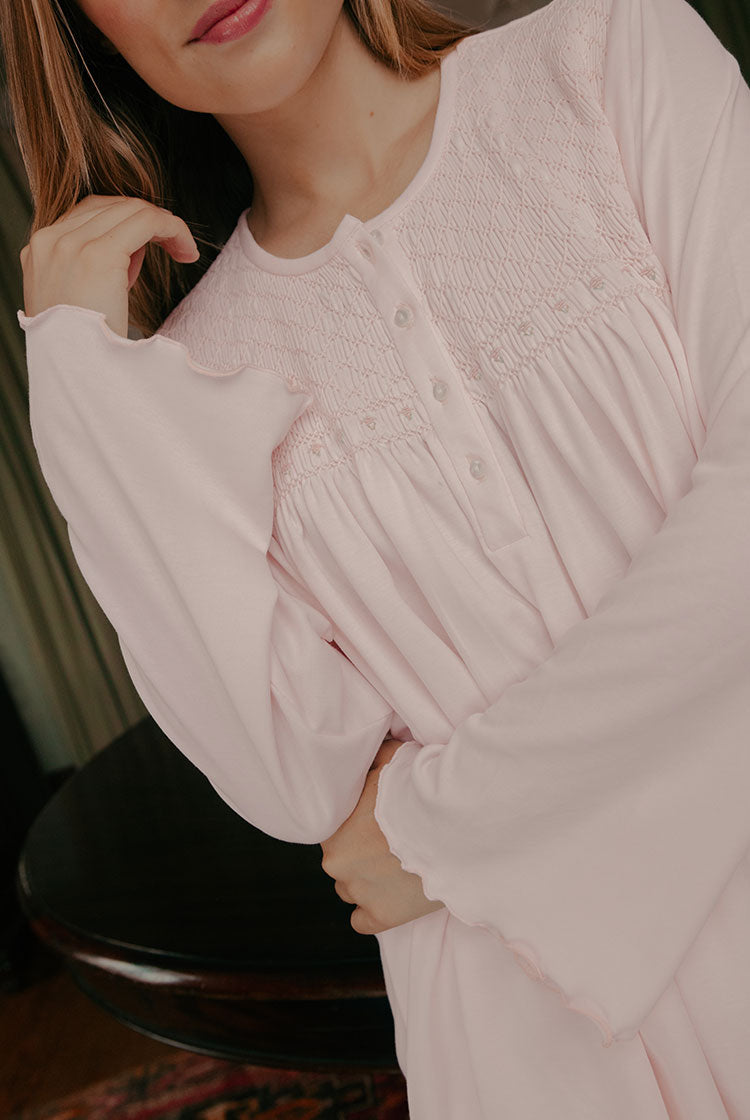 Aurora – Pijama larga rosado