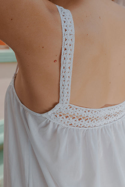 Aura – Camisón sin mangas de algodón nanzu