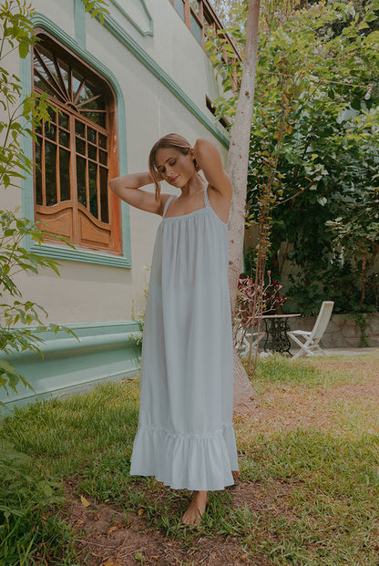 Aura – Camisón sin mangas de algodón nanzu
